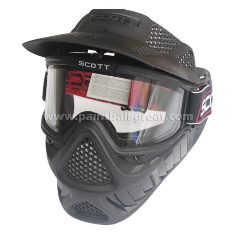 Scott mask, double layer anti fog mask black color_Shenzhen Great