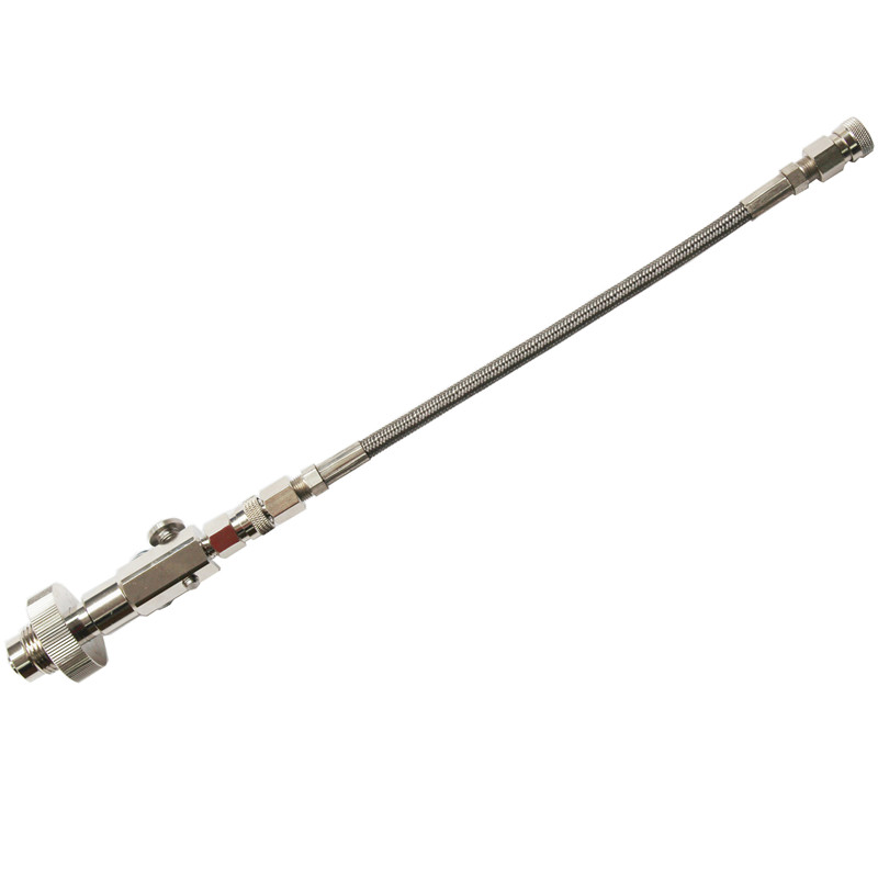 Paintball High Pressure Stainless Steel Braided Hose Line 10 Inch 10