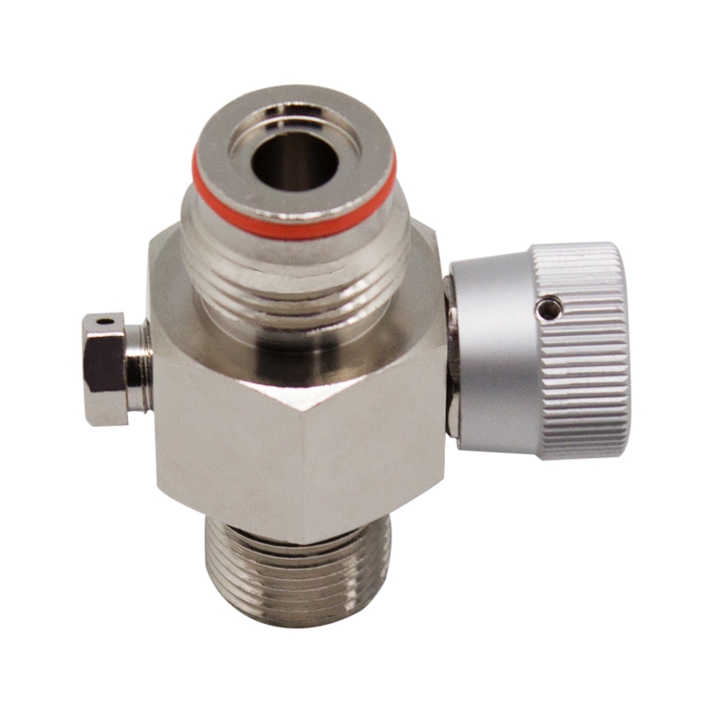 M18*1.5 paintball on/off valve with rubber ring for CO2 cylinder