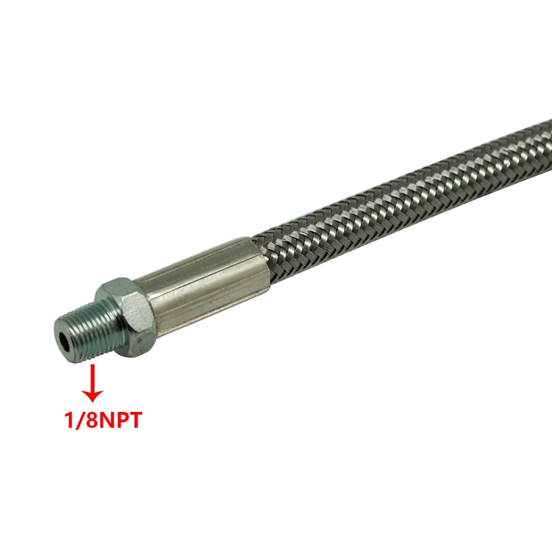 New Paintball High Pressure Stainless Steel Braided Hose Line 910mm