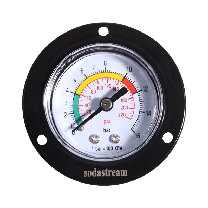 sodastream品牌 220psi 16bar 苏打充气阀配件压力表