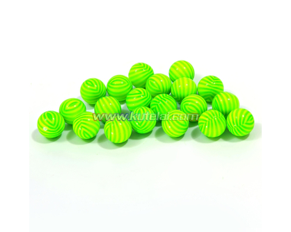 Watermelon Stripe 0.68 inch paintball made with gelatin&PEG