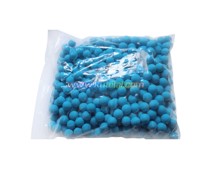 Blue 0.68 Inch Reusable Natural Solid Rubber Ball