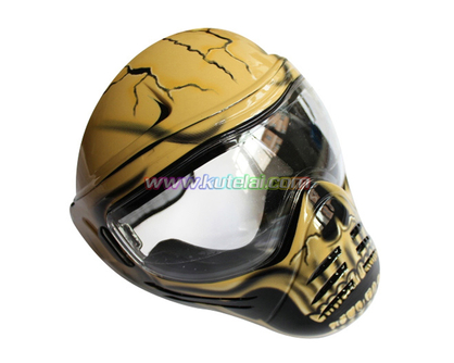 Yellow Save Phace Full Face Anti Fog Paintball Mask