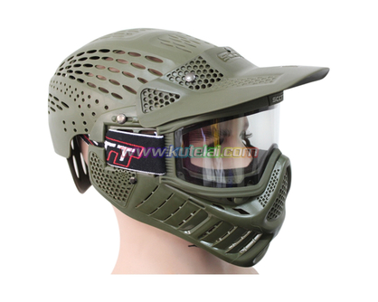 Paintball Full Coverage Mask with Anti Fog Thermal Goggles