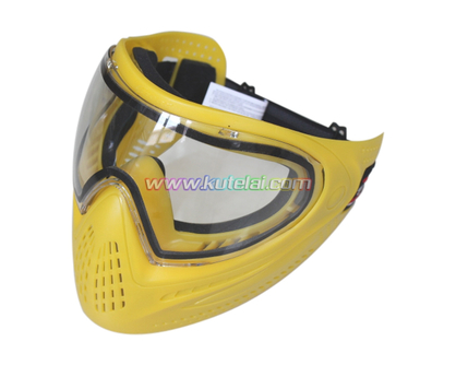 Yellow Tactical Military Combat Anti Fog Paintball Full Face Mask