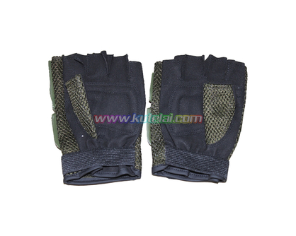 Outdoor Cycling Airsoft Tactical SWAT Paintball Half Finger Gloves