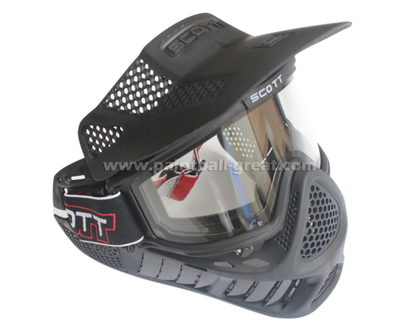 Scott mask, double layer anti fog mask black color