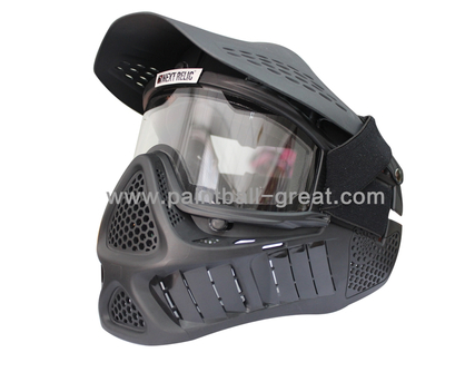 New Model mask with thermal anti-fog lens and double strap