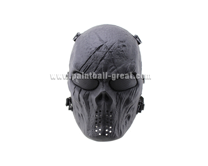 Cool Tactical Metal Mesh Eye Protect Skull Skeleton Airsoft Mask