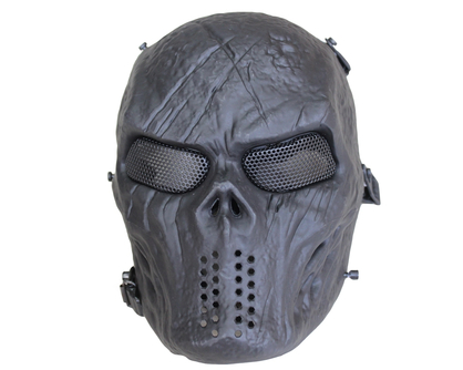 Cool Tactical Metal Mesh Eye Protect Skull Skeleton Airsoft Mask