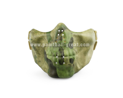 Half Face Protective Military Skull Skeleton Airsoft Mask
