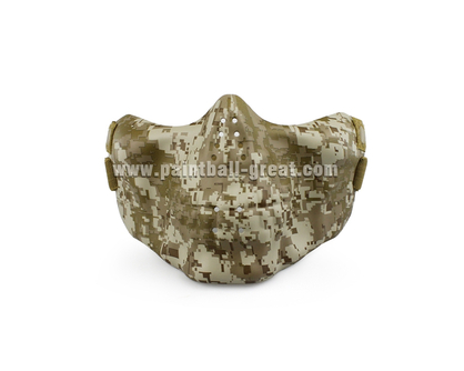 Half Face Protective Military Skull Skeleton Airsoft Mask