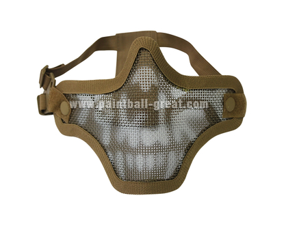 Tactical Deluxe Steel Wire Half Face Mesh Airsoft Mask