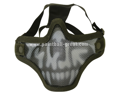 Tactical Deluxe Steel Wire Half Face Mesh Airsoft Mask