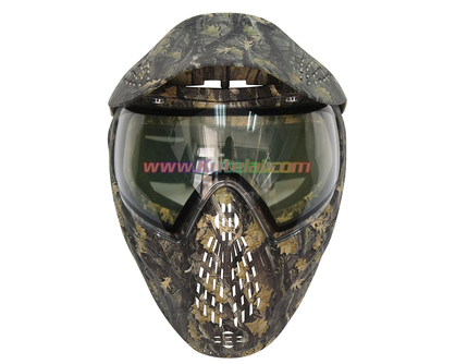 New Leaf Brown Anti Fog Paintball Mask with Dye I4 Thermal Goggles