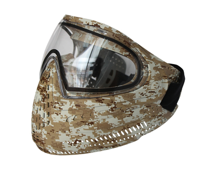 Many Models Camo paintball mask with anti-fog Dual Lens