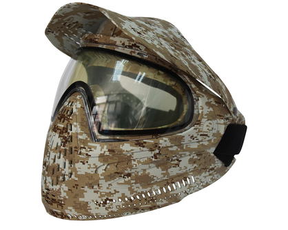 Safety Full Face Anti Fog Paintball Mask with Visor