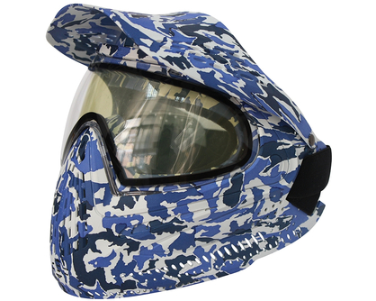 Safety Full Face Anti Fog Paintball Mask with Visor