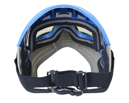 SPUNKY Thermal Anti-Fog Paintball Mask Goggle Blue-Olive with Visor