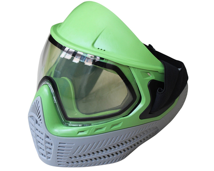 SPUNKY Thermal Anti-Fog Paintball Mask Goggle Green-Grey with Visor
