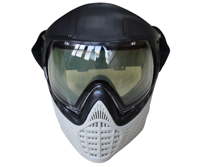 SPUNKY Thermal Anti-Fog Paintball Mask Goggle Black-Grey with Visor
