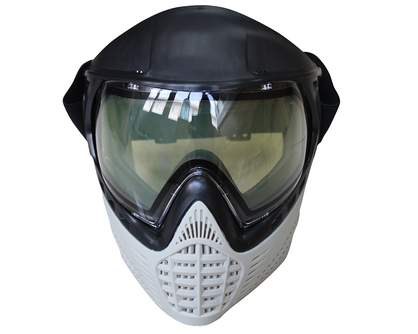 SPUNKY Thermal Anti-Fog Paintball Mask Goggle Green-Grey with Visor