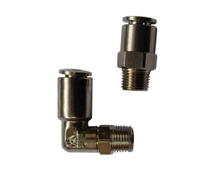 Stainless Steel Quick Disconnect Set Two Male Plug