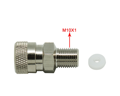 Stainless Steel Quick Disconnect Set Male Thread M10 