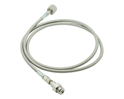  1.8M Soda Club to External CO2 Tank Direct Adapter & Braided Hose Kit 