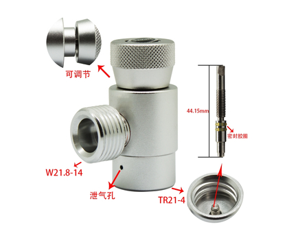 New Model Fill Adapter with W21.8-14 Male Thread