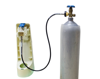 SodaStream to External CO2 Tank Direct Adapter & Hose Kit Operated by Hand