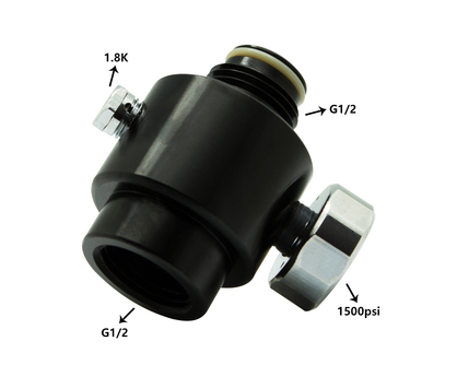 Paintball Tank Cylinder Adjustable Regulator Output Pressure 0-800psi