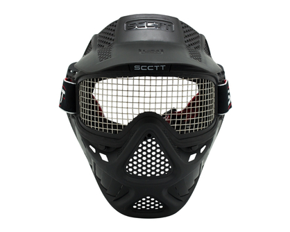 Stainless Steel Mesh Lenses Combat Archery Tag Mask
