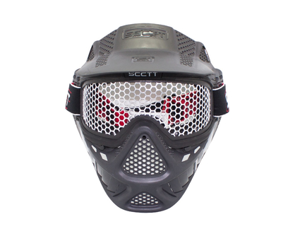 Airsoft Paintball Mask with Steel Wire Mesh for Archery Games