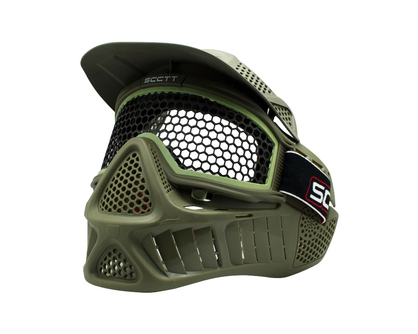 Airsoft Paintball Mask with Steel Wire Mesh for Archery Games