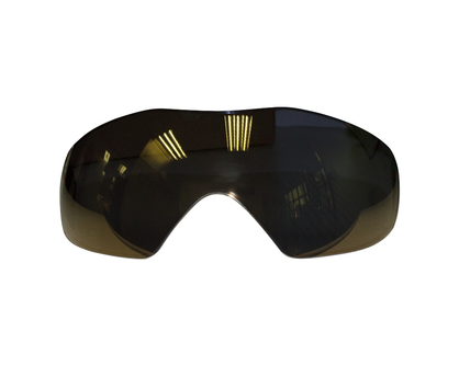 Gold Mirror Single Lens for Anti Fog Mask