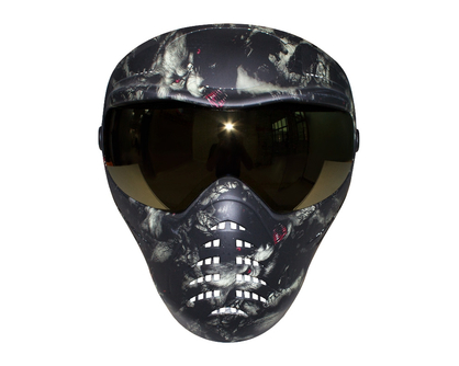  Tactical Military Full Face Protector Paintball Anti Fog Mask